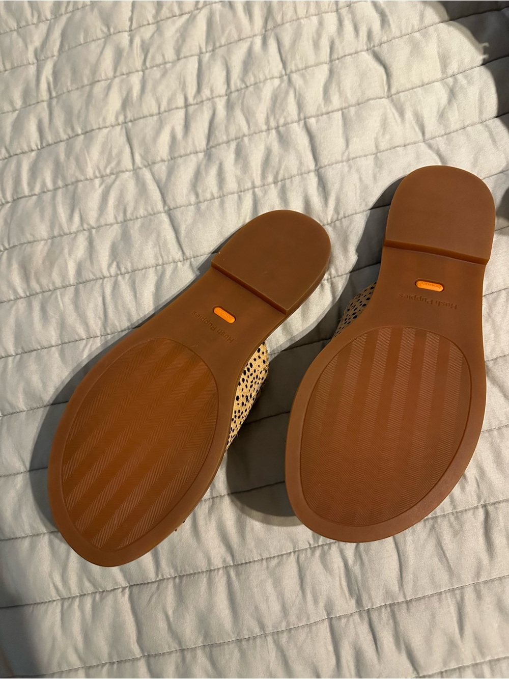 Hush Puppies Lexi Slide in Camel Calf Hair - Picture 4 of 4